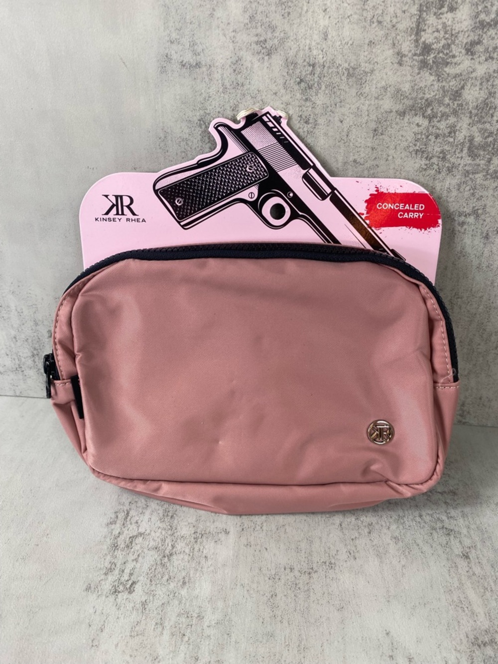 CONCEALED CARRY bag by Kinsey Rhea Dusty Rose colored